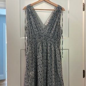 Madewell blue floral maxi dress - Medium
